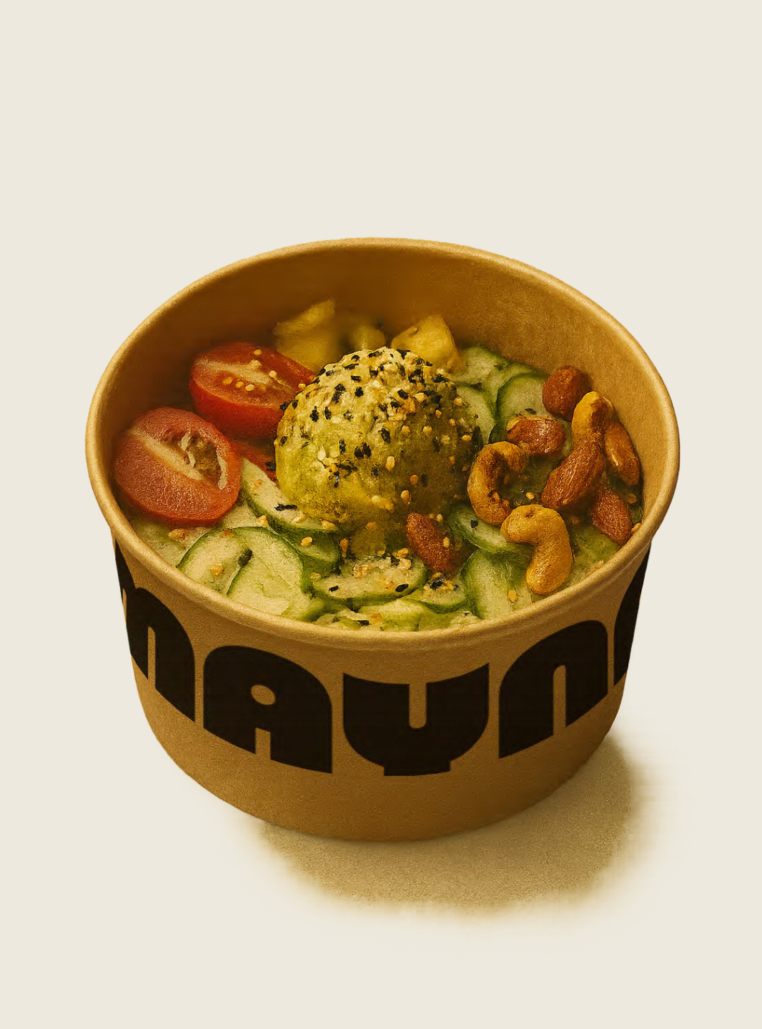 Poke bowl de Mauna listo para llevar